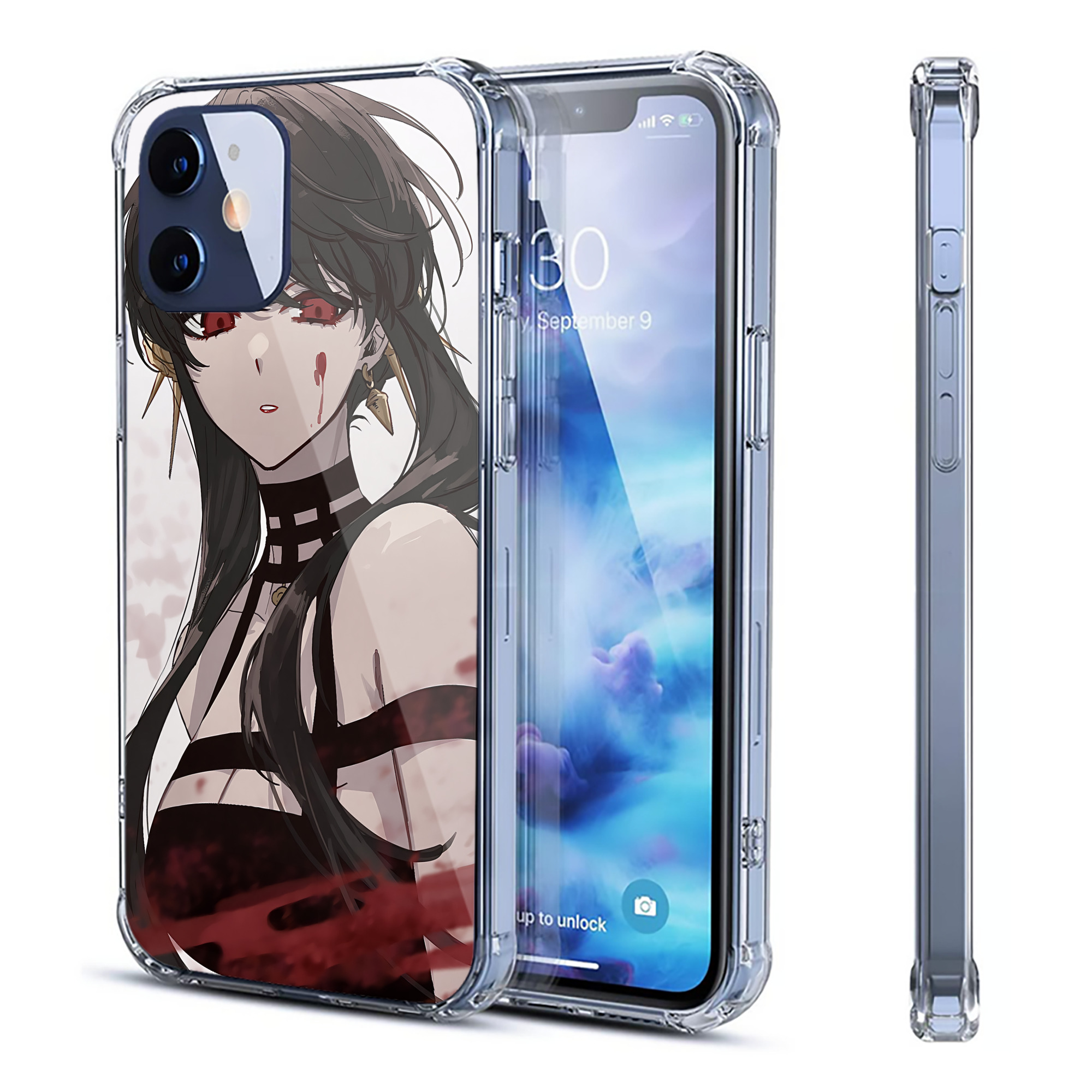 （画像用） SPY×FAMILY间谍家家酒 【iPhone 12シリーズ対応】透明スマホケース（クリアソフトケース）